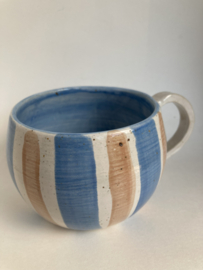 Koffietas blauw-bruin