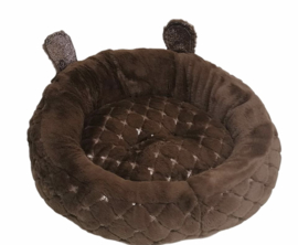 Eh Gia Little Ears donut paillette brown 48x42