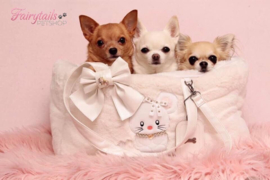 Spikey, Romy en Amy zijn verwend met deze mooie Limited Edition bag van for pets Only!