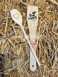 Pollepel en Spaander "♥ Bijen"