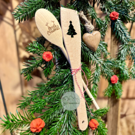 Pollepel en spaander "Kerst"