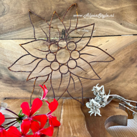 Edelweiss ©AlpenStyle (doorsnede 25 cm), Cortenstaal