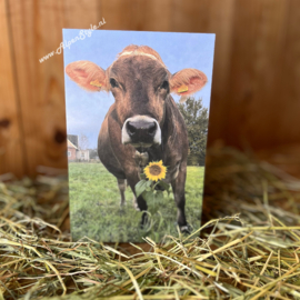 Wenskaart "Blumenmädchen, AlpenStyle Isabell"