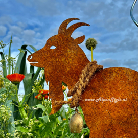 Rostikal Decoratief Paard Figuur 30 Cm – Patina Tuindecoratie, Roest Metaal, Handgemaakt Vintage