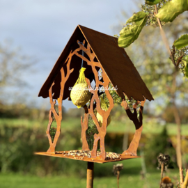 Vogelhuisjes & Voedersystemen Roest Metaal Tuin Decoratie
