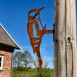 Vogels Roest Metaal Tuin Decoratie