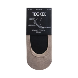 Teckel Cotton Footies - zwart of huidskleur
