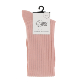 Yellow Moon kniekousen - licht beige, beige, poeder pink