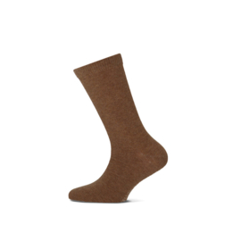 Yellow Moon uni sok katoen 2-pack - beige/brown 19-22 t/m 39-42
