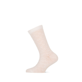 Yellow Moon Girls socks Ajour Hearts- set 2-pack off-white of wit 23-26 t/m 35-38