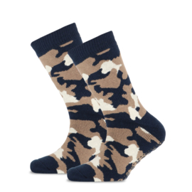 Yellow Moon homesocks anti slip - camouflage