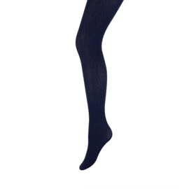 Marianne panty Leopard - blauw/zwart - steel/zwart