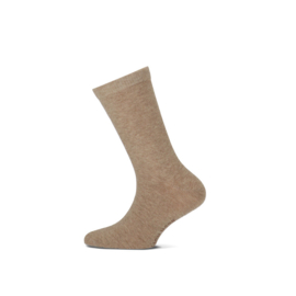 Yellow Moon uni sok katoen 2-pack - beige/brown 19-22 t/m 39-42