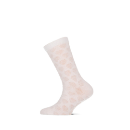 Yellow Moon Girls socks Ajour Hearts- set 2-pack off-white of wit 23-26 t/m 35-38