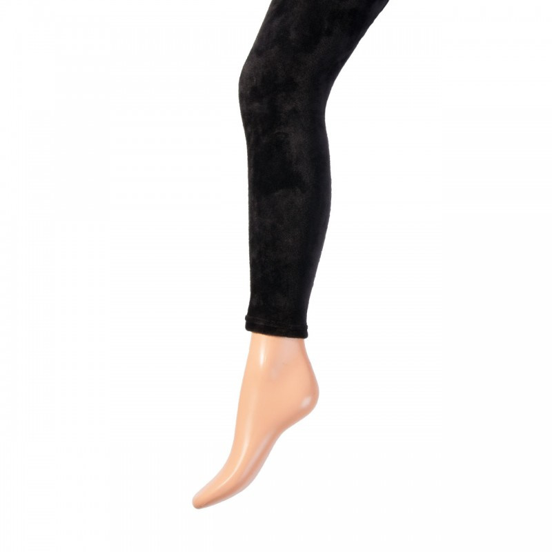 Raad De lekken Marianne legging Fluweel - zwart | Leggings of Shorts | Charlotte Beenmode