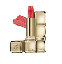 Guerlain KissKiss Diamond Lipstick Satin Finish 545 Coral Zircon