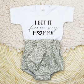 Shirt Got it from my Momma | Bloomer | Cotton Zebra