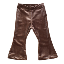 Flared Pants | Velvet Choco | Handmade