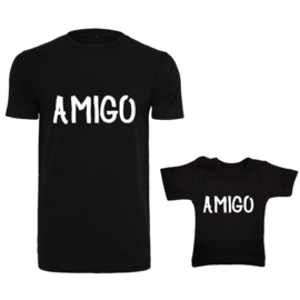 Twinning set - herenshirt & baby shirt - Amigo