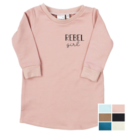 T-Shirt Dress | Rebel Girl | Kleurkeuze | Handmade