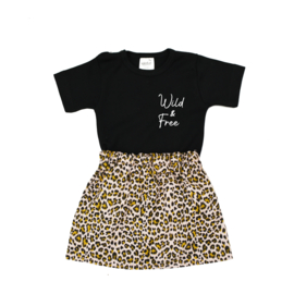 Shirt Wild & Free | Skirt Leopard Beige