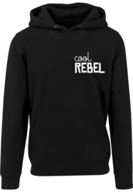 Heren Hoodie | Cool Rebel | Black