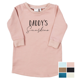 T-Shirt Dress | Daddy's Sunshine | Kleurkeuze | Handmade