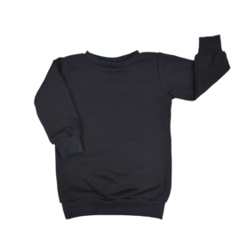 Baggy Sweaterdress | Black | Handmade