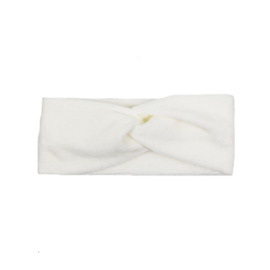 Haarband Twist | Mini Rib | Whisper White | Handmade