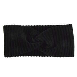 Haarband Twist | Rib Black | Handmade
