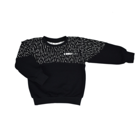Sweater 2-Colour | Black & Funky Stripes