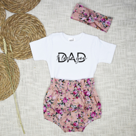 Shirt Dad I Love you | Bloomer | Pink Roses