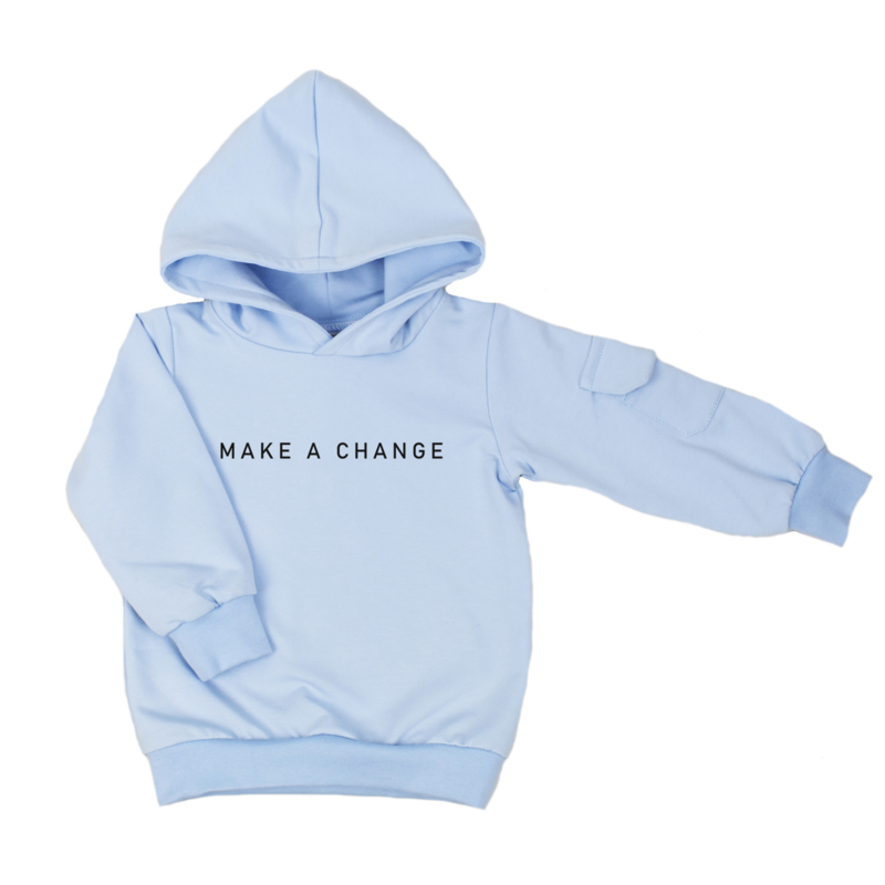 Hoodie with cargopocket | Make a change | 7 Colors