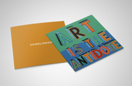 Postcard Bob & Roberta Smith - Art is the Antidote