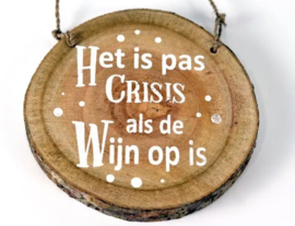 Hanger boorschijf Wijn