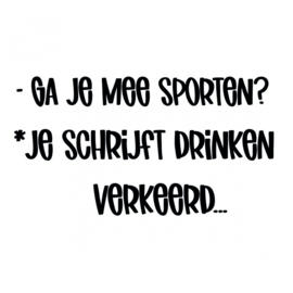 Ga je mee sporten