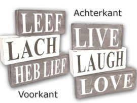 Leef lach heb lief