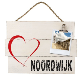 Memo bord "I love Noordwijk"