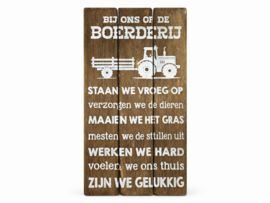 Bij ons op de boederij