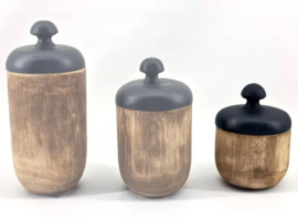 Houten potjes