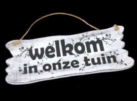 "Welkom in onze tuin"