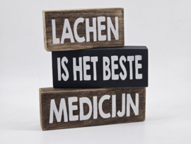Drie lossen blokken