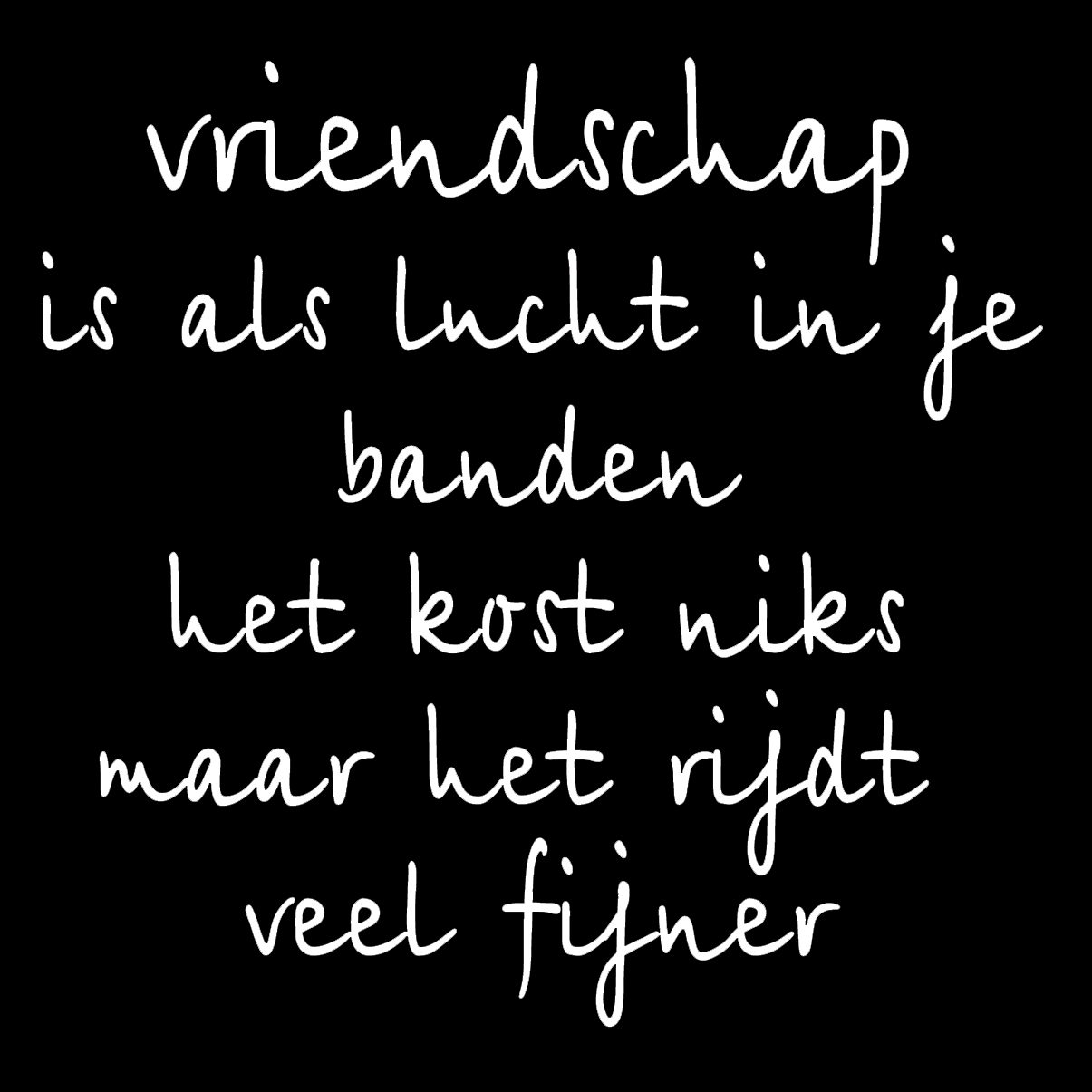"Vriendschap"