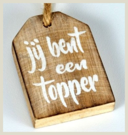 Hanger Label Topper