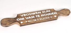 Houten deegroller