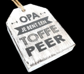 Label hanger "Opa ik vind.........."