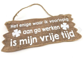 Het einige waar ik voorlopig......