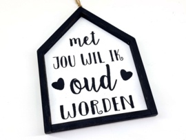 Tekst lijstje huis