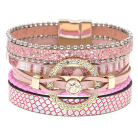 Roze armband