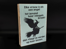 Tekstblok Elke vrouw